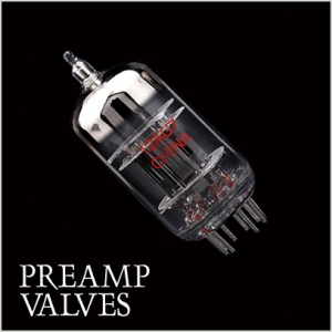 Preamp amplifier valves