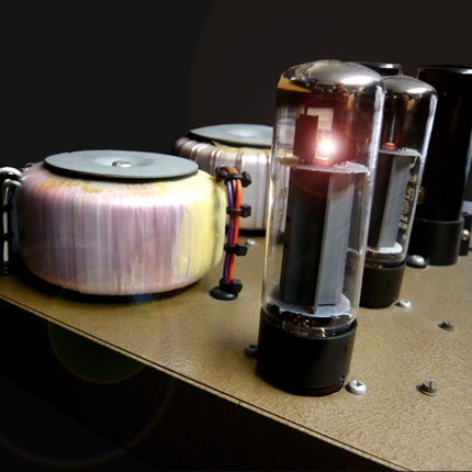 Hand built point to point hifi amplifier: